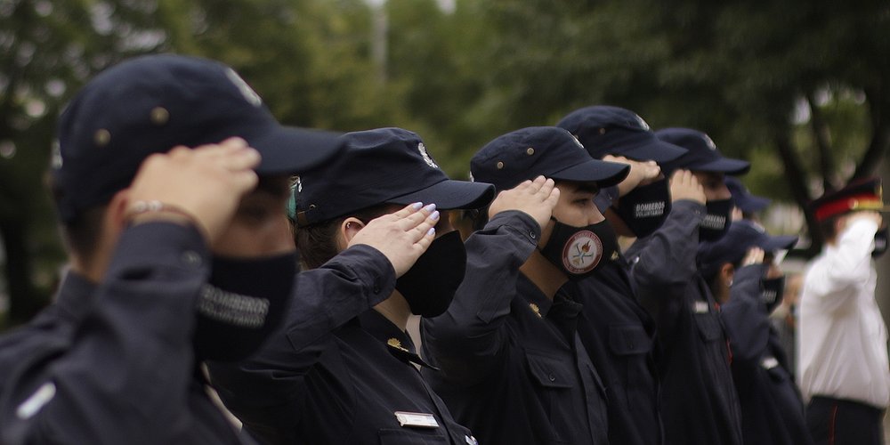 Acto aniversario de bomberos