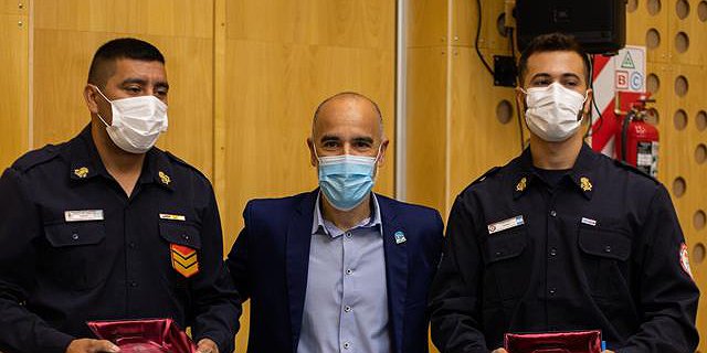 Bomberos Voluntarios: “Además del reconocimiento, aprobamos la bonificación de tasas municipales para el sector y asumimos el compromiso de continuar aportando herramientas”, dijo Daniel López