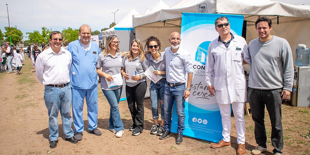 El Concejo tuvo su stand en la Feria de la Salud