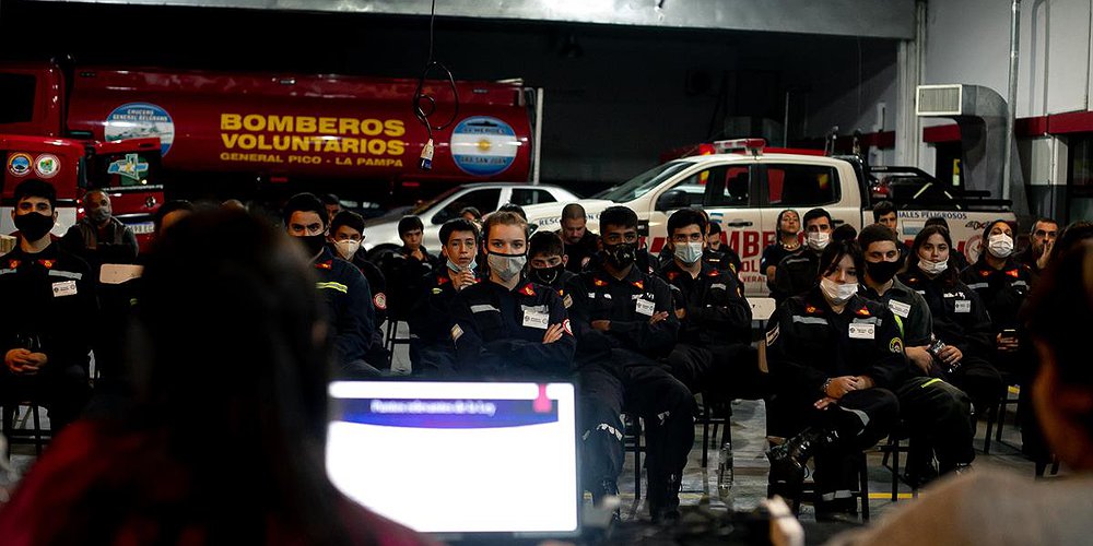 El Cuartel de Bomberos y Bomberas de la ciudad se capacitó en perspectiva de género